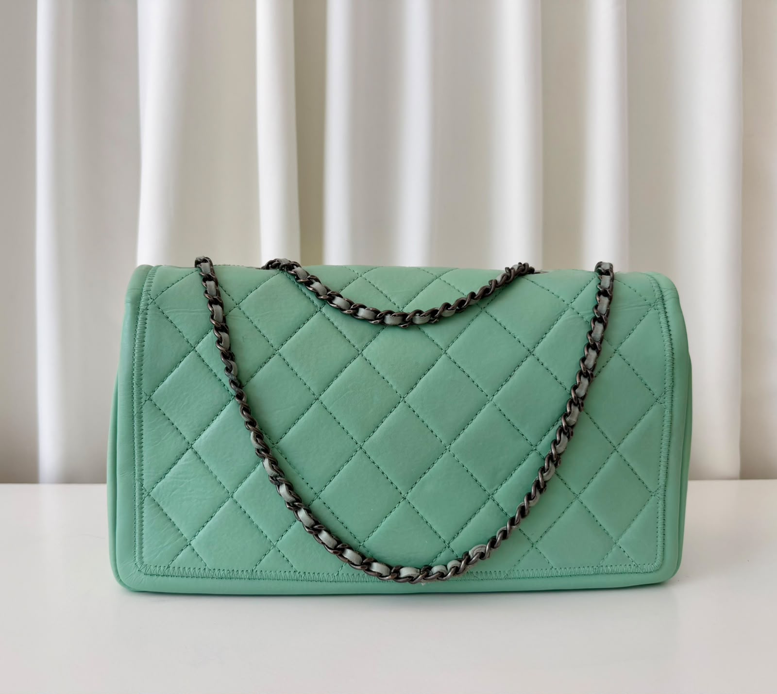 Chanel flap Bag Vert Menthe